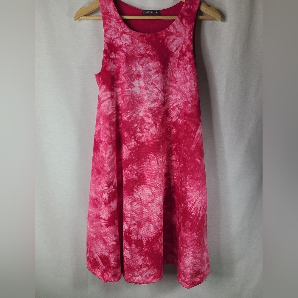 Suzy Shier pink tye dye mini dress- Size XS - Picture 3 of 6